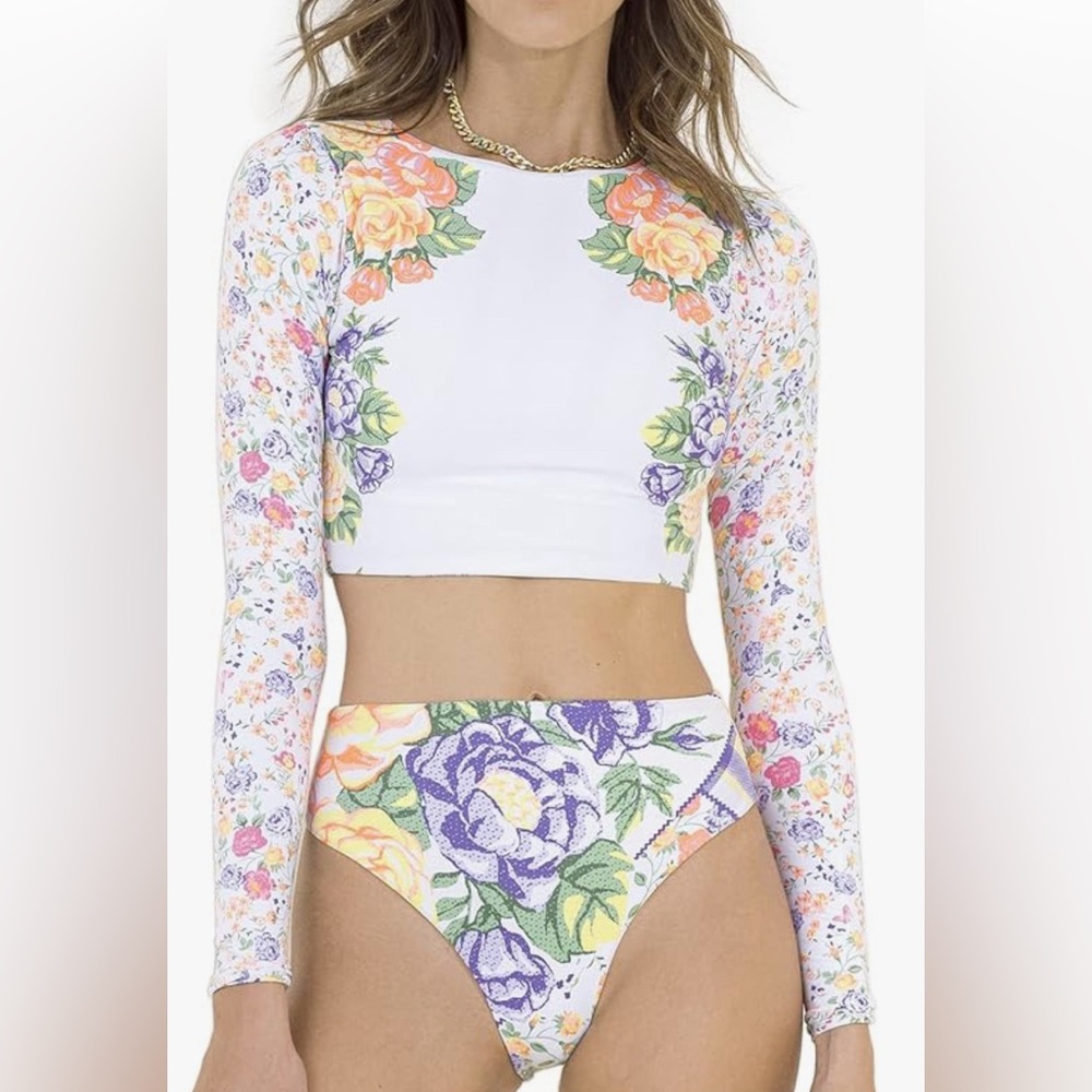 MAAJI COUNTRYSIDE PALMA LONG SLEEVE BIKINI SET //